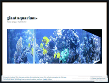 Tablet Screenshot of giantaquariums.com